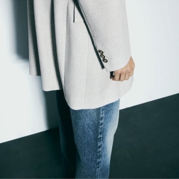 Zara Double Breasted Blazer - Picture 6 of 11